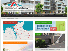 Tablet Screenshot of emeraude-habitation.com