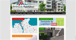 Desktop Screenshot of emeraude-habitation.fr